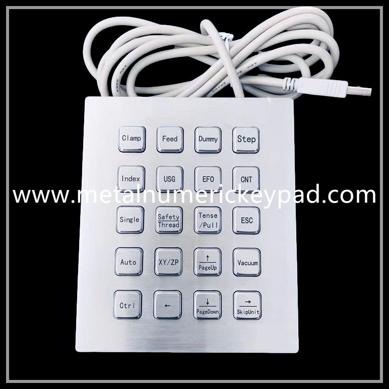 Wireless 20 Stretched Keys 4mm Industrial Numeric Keypad